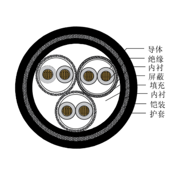 铜芯交联聚乙烯绝缘低烟无卤船用仪表电缆-CHJP195/SC-150/250V、CHJP196/SC-150/250V